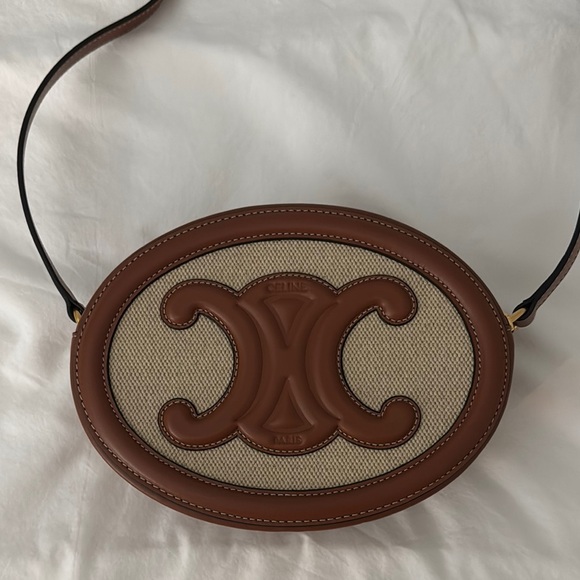 Celine Triomphe Oval Crossbody - Picture 1 of 8